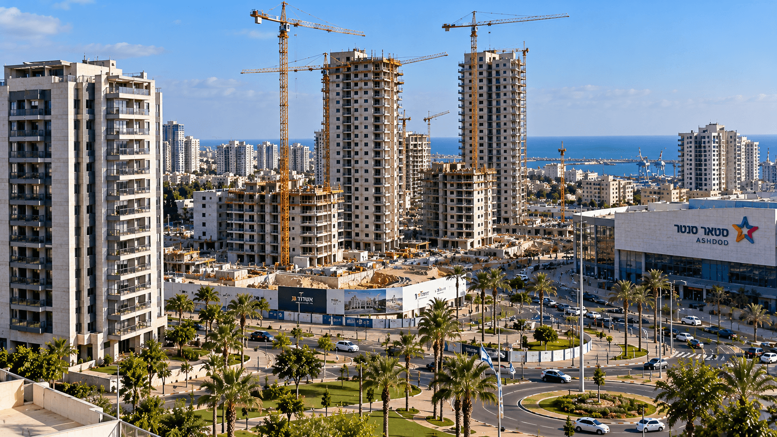 פרויקטים חדשים באשדוד 2026: רובע ב', סטאר סנטר, רובע ו' ומה לבדוק לפני שקונים