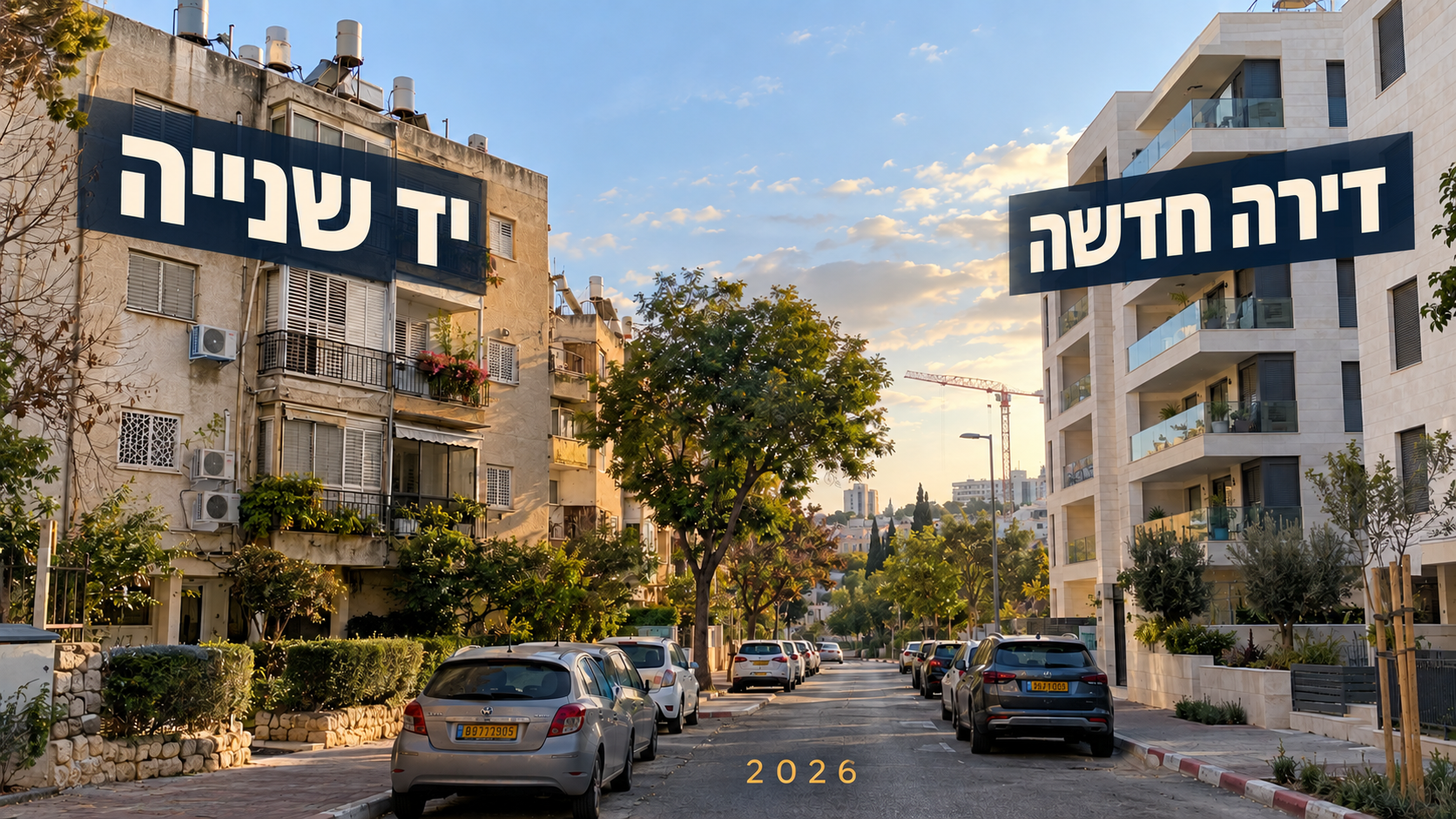 יד שנייה מול דירה חדשה מקבלן: כך השתנה יחס העסקאות בשוק ב-2026